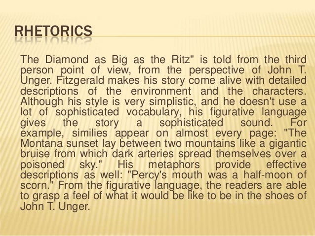 Реферат: The Diamond As Big As The Ritz